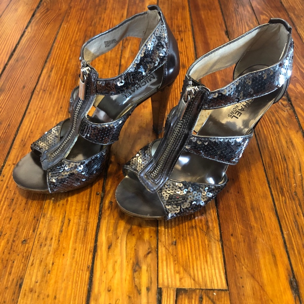 Michael MK Caged Heels - Picture 2 of 9